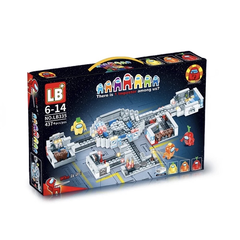 Đồ chơi Xếp hình Non Lego LB335 Among Us Tàu The Skeld