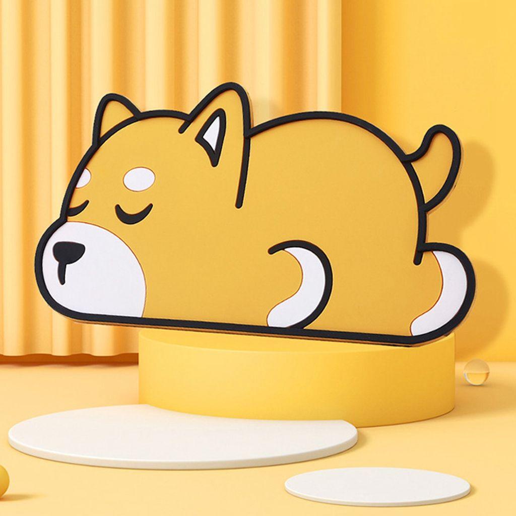 JARRED Thảm PVC Cỡ Lớn Chống Trượt Không Mùi Họa Tiết Hoạt Hình Dễ Thương Trang Trí Chìa Khóa / Điện Thoại / Đồ Trang Trí Xe Hơi