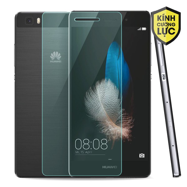 Bộ 3 dán kính cường lực Huawei P8 Lite trong suốt
