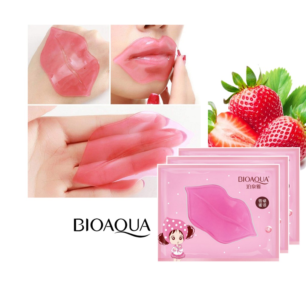 (hàng Mới Về) Mặt Nạ Môi Bioaqua 100% Thành Phần Tự Nhiên | BigBuy360 - bigbuy360.vn