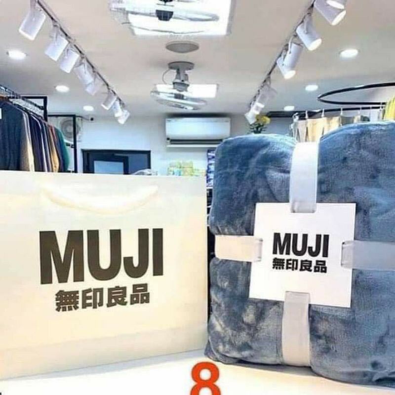 Chăn Muji spa lông thỏ,chăn văn phòng 1m1x2m