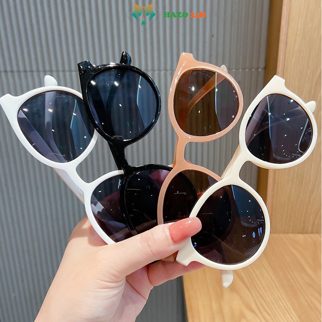 Kính Form tròn Nam Nữ 92 Chất liệu nhựa hàn quốc kiểu dáng hot trend