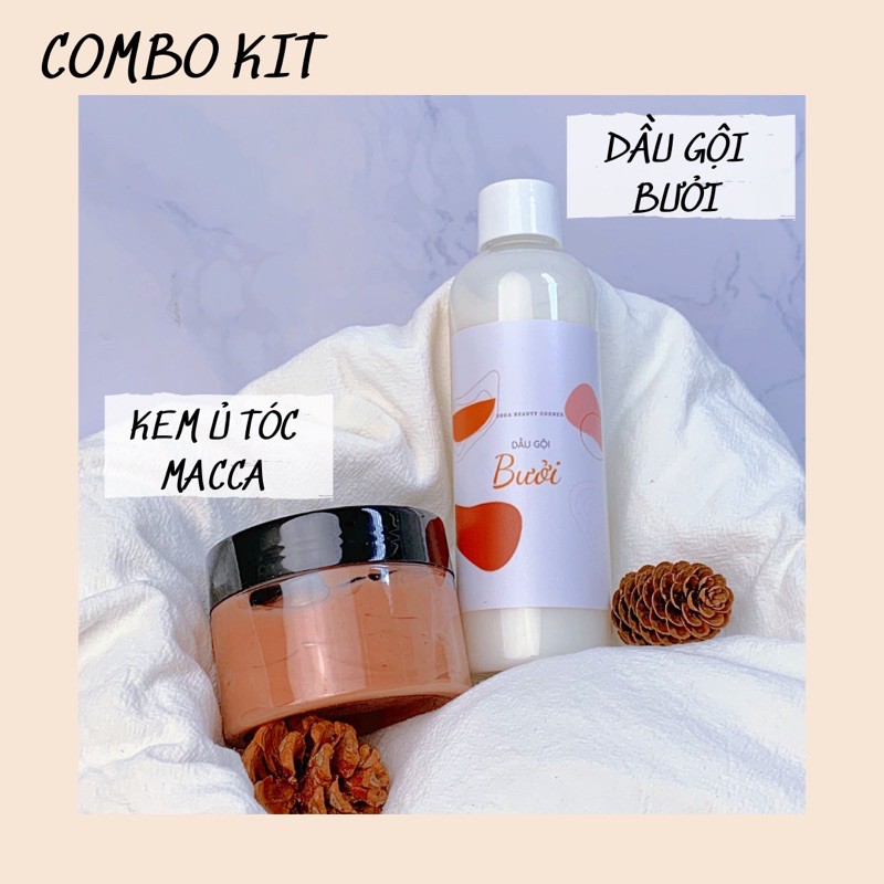 COMBO KIT - Bộ Sản Phẩm Chăm Sóc Tóc Dành Cho Đi Du Lịch - SODA Beauty Corner.