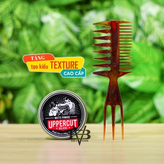 Pomade vuốt tóc Uppercut Matte Pomade 100gr Australia + Tặng Lược Texture cao cấp