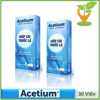 Viên ngậm cai thuốc lá Acetium