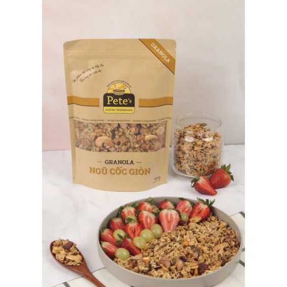 Ngũ cốc  giòn Pete Granola 325g