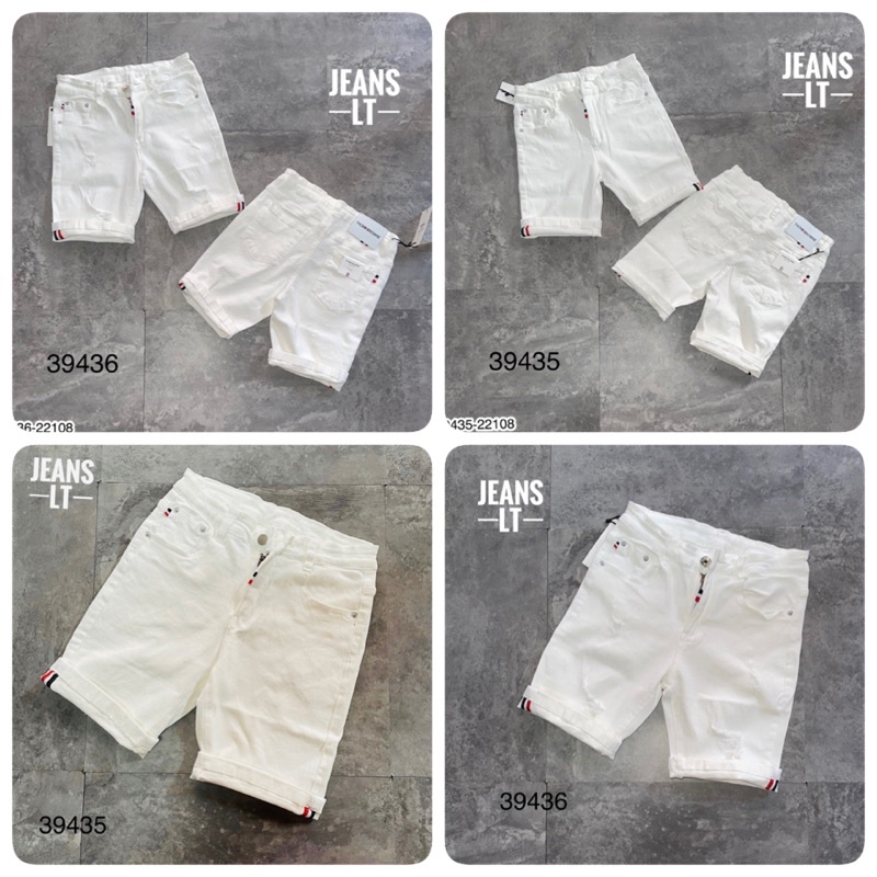 Quần ngố trắng thome hot hit_Quần jeans ngố thome trắnv