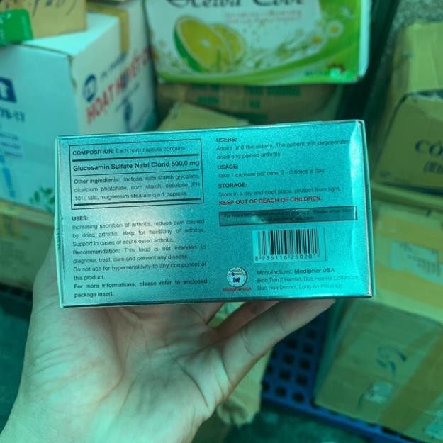 GLUCOSAMIN 500 - HỖ TRỢ TĂNG TIẾT DỊCH KHỚP