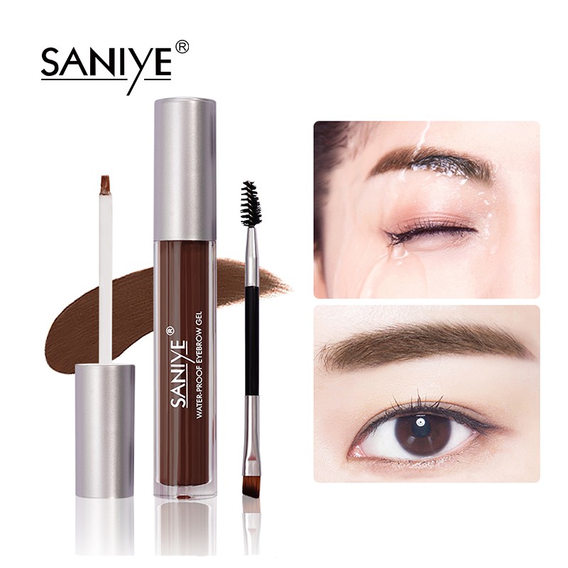 [Hàng mới về] Gel kẻ chân mày dạng lỏng nhanh khô kèm cọ không thấm nước trang điểm chuyên nghiệp M303