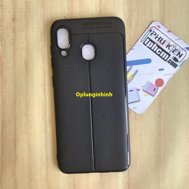 Ốp Lưng Samsung A20 - A30 Dẻo Giả Da AutoFocus Cao Cấp Giá Rẻ
