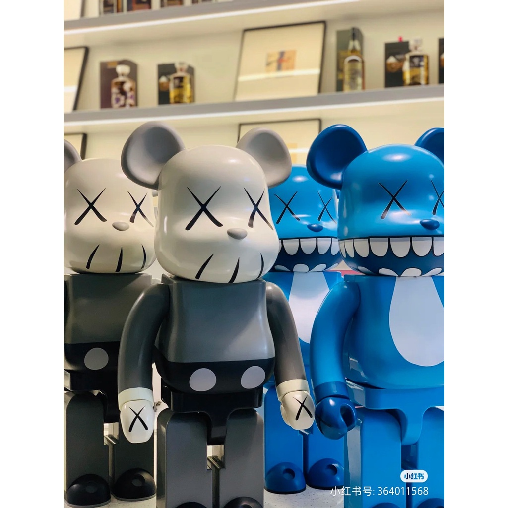 Mô hình nhân vật Bearbrick x Kaws Stitch 28 cm