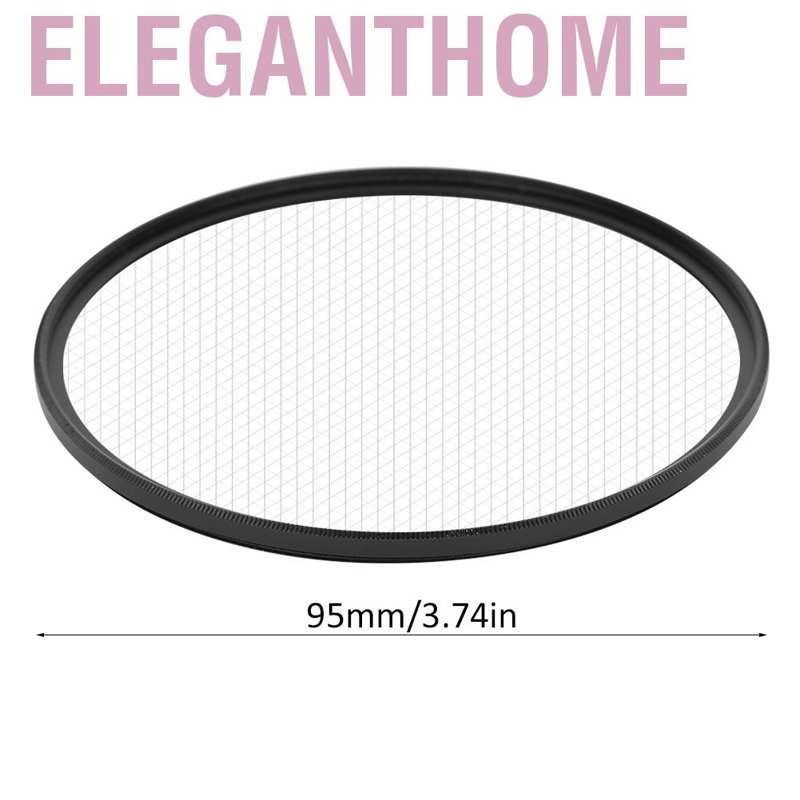 Eleganthome Junestar 95mm 8 Lines Star Lens Filter For /Nikon/Sony/Pentax/Olympus/Fuji