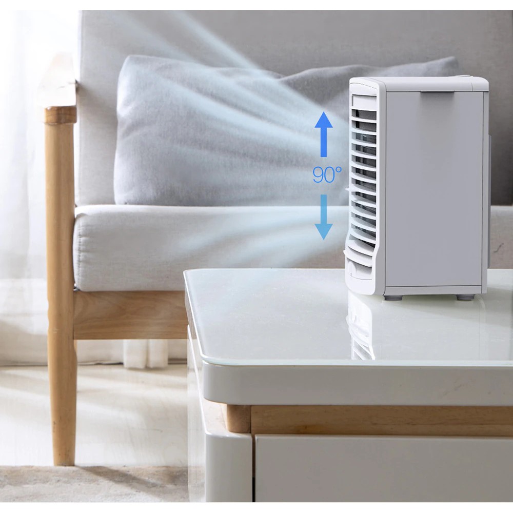 Quạt điều hòa mini xiaomi thermo XL- ZNSFS0 Quạt đá điều hòa cảm biến chuyển động, pin 4000 mah