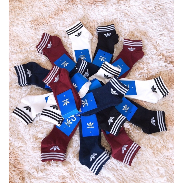 Tất/Vớ Cổ Ngắn Trefoil Stripe Ankle Socks