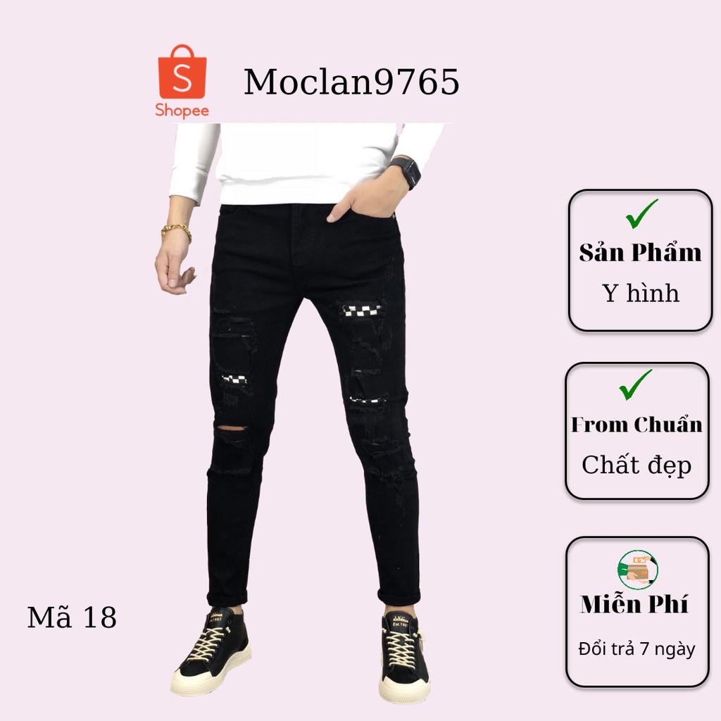 Quần jean nam cao cấp, chất liệu bò ( jean ) mềm mịn, from chuẩn, có nhiều mẫu đi kèm Moclan18 | BigBuy360 - bigbuy360.vn