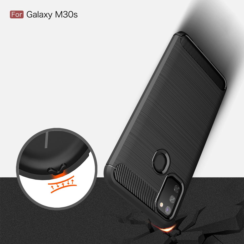 Ốp điện thoại siêu mỏng chống sốc bảo vệ cho Samsung Galaxy M30s/M21