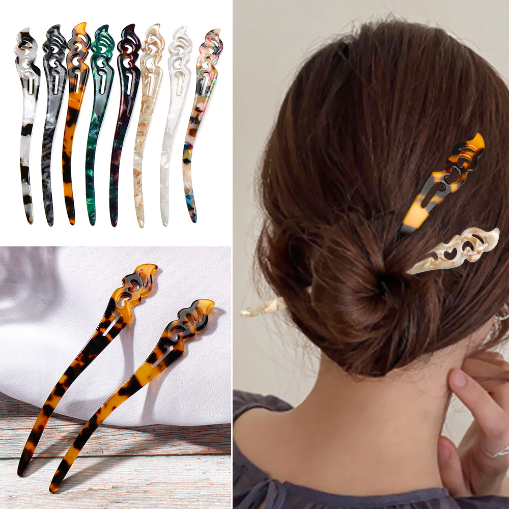 Kẹp Tóc Thiết Kế Đơn Giản Phong Cách Vintage Cho Nữ