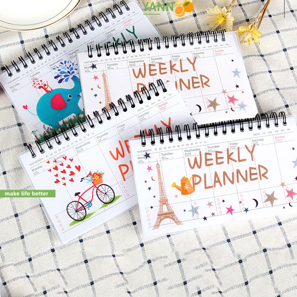 Sổ Tay Ghi Kế Hoạch 1 Tuần Thiết Kế Nhỏ Gọn Có Thể Xé Ra Tiện