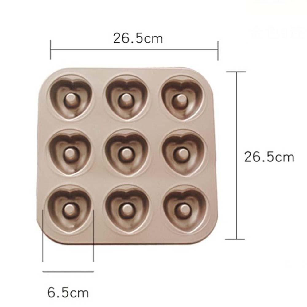 AUGUSTINA Khuôn Làm Bánh Donut Bằng Thép Carbon Chống Dính An Toàn