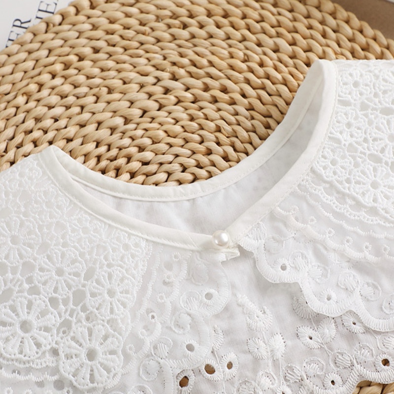 Cổ Áo Giả Nhiều Lớp Họa Tiết Hoa Thời Trang Mùa Hè Cho Nữ