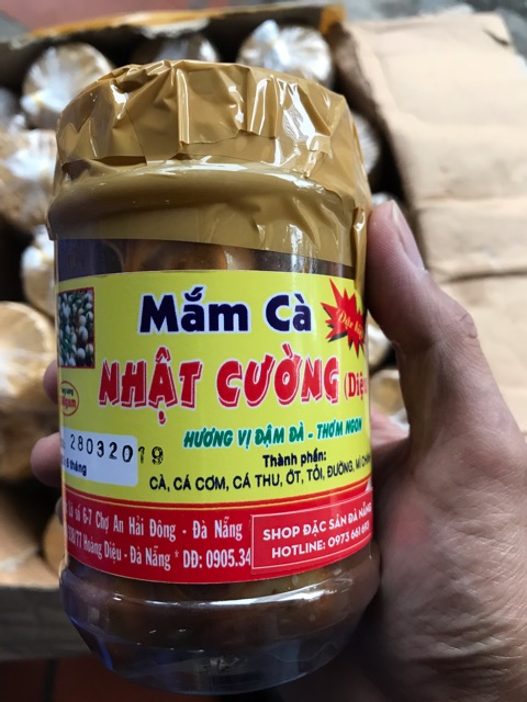 Mắm Cà Đà Nẵng Cà Pháo To Giòn Ngon Hộp 500g