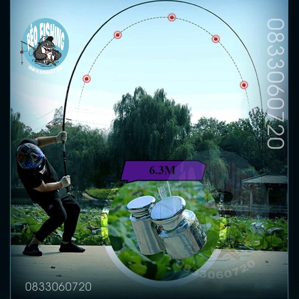 CẦN CÂU TAY MENGGONG - CHIẾN TƯỚNG VÔ ÚY THẾ HỆ II 6H 19i tải tĩnh 6000g - CHUYÊN GIA SĂN HÀNG KHỦNG