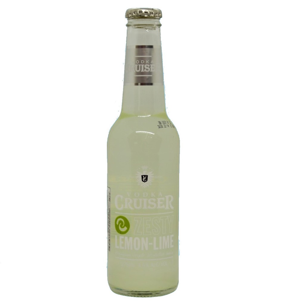 [MUA TẠI ĐÀ NẴNG - FREE SHIP] Vodka Cruiser Zesty Lemon & Lime 4,6% – Chai 275ml – Thùng 24 chai