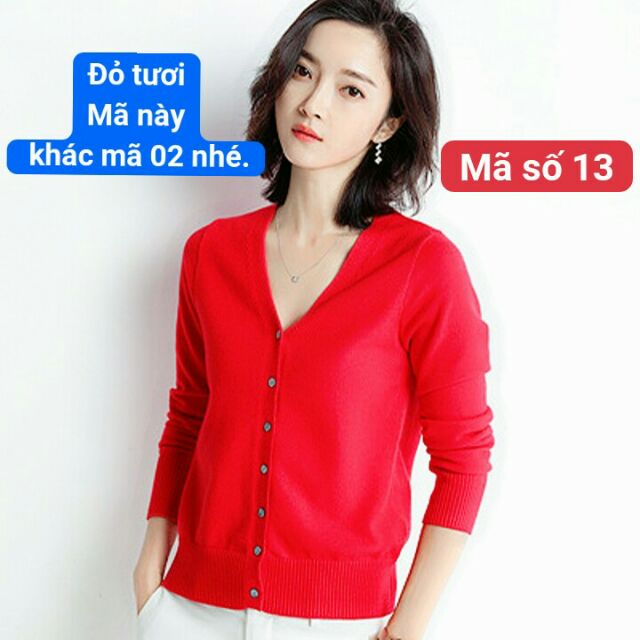 - Áo khoác cardigan len dệt kim cao cấp