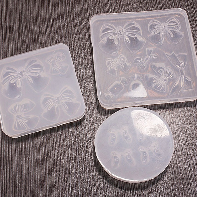 Khuôn Silicone Làm Kẹp Tóc Hình Nơ Xinh Xắn