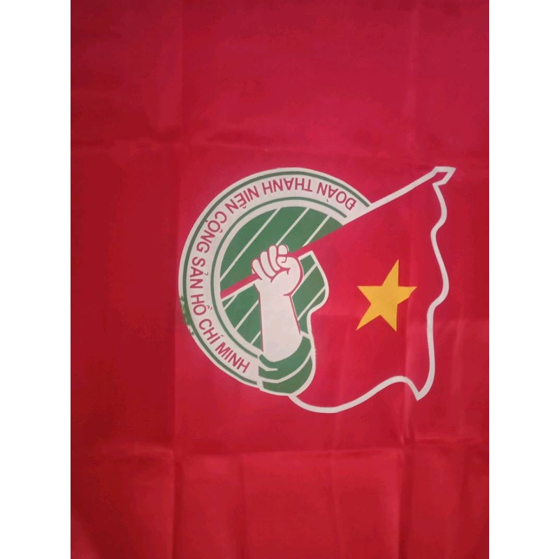cờ đoàn in, cờ đoàn thanh niên, kích thước 75*105cm
