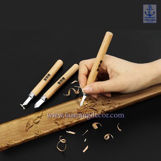 Bộ 6 Dao Tiện, Khắc Gỗ Hợp Kim