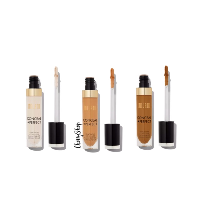 [Hàng USA] Kem che khuyết điểm có khả năng chống nước 12 tiếng Milani Conceal + Perfect Longwear Concealer