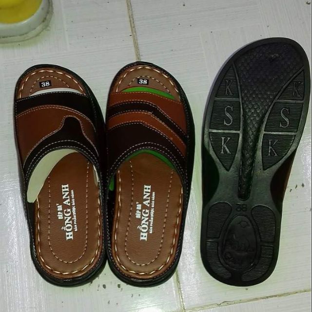 Dép da nam