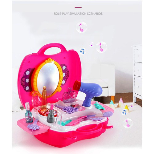 Bộ đồ chơi trang điểm cho bé gái 21 món