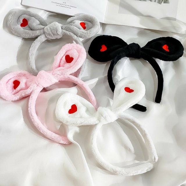 CÀI TÓC TAI THỎ TRÁI TIM CHO BẠN GÁI CUTE HOT