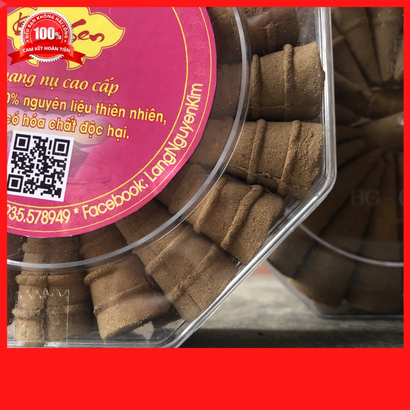 [Hương Nụ Sạch] Hương Nụ Trầm Sạch cao cấp dùng lư xông hộp 40 viên - Hương Trầm Sạch Búp Sen