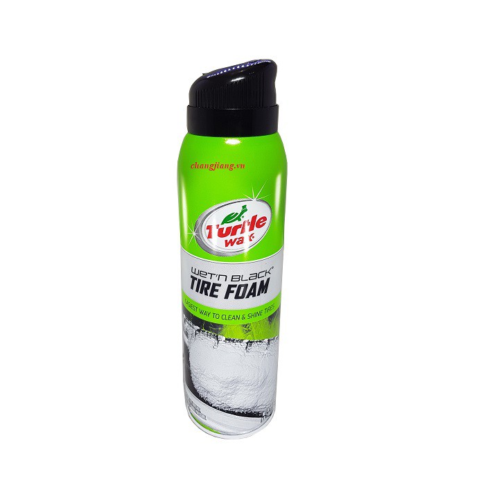 Chai Xịt Phục Hồi Làm Bóng Vỏ Xe TURTLE WAX TIRE FOAM & SHINE