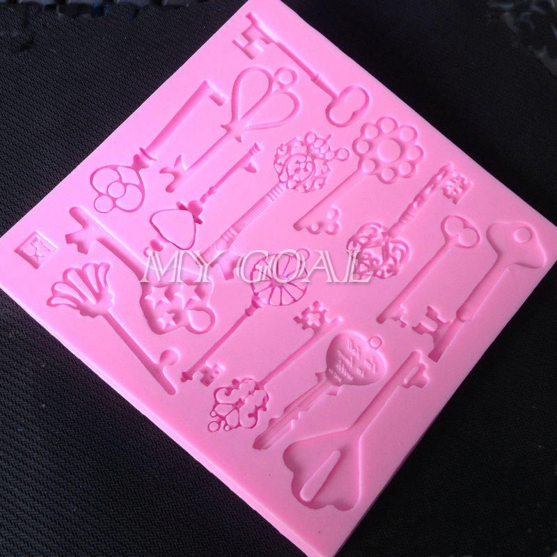 Khuôn Silicone Làm Bánh Hình Chìa Khóa Cổ Điển