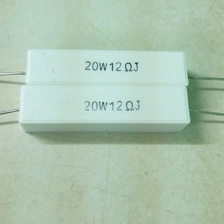 Điện trở sứ 20W12 ohm 2 cái