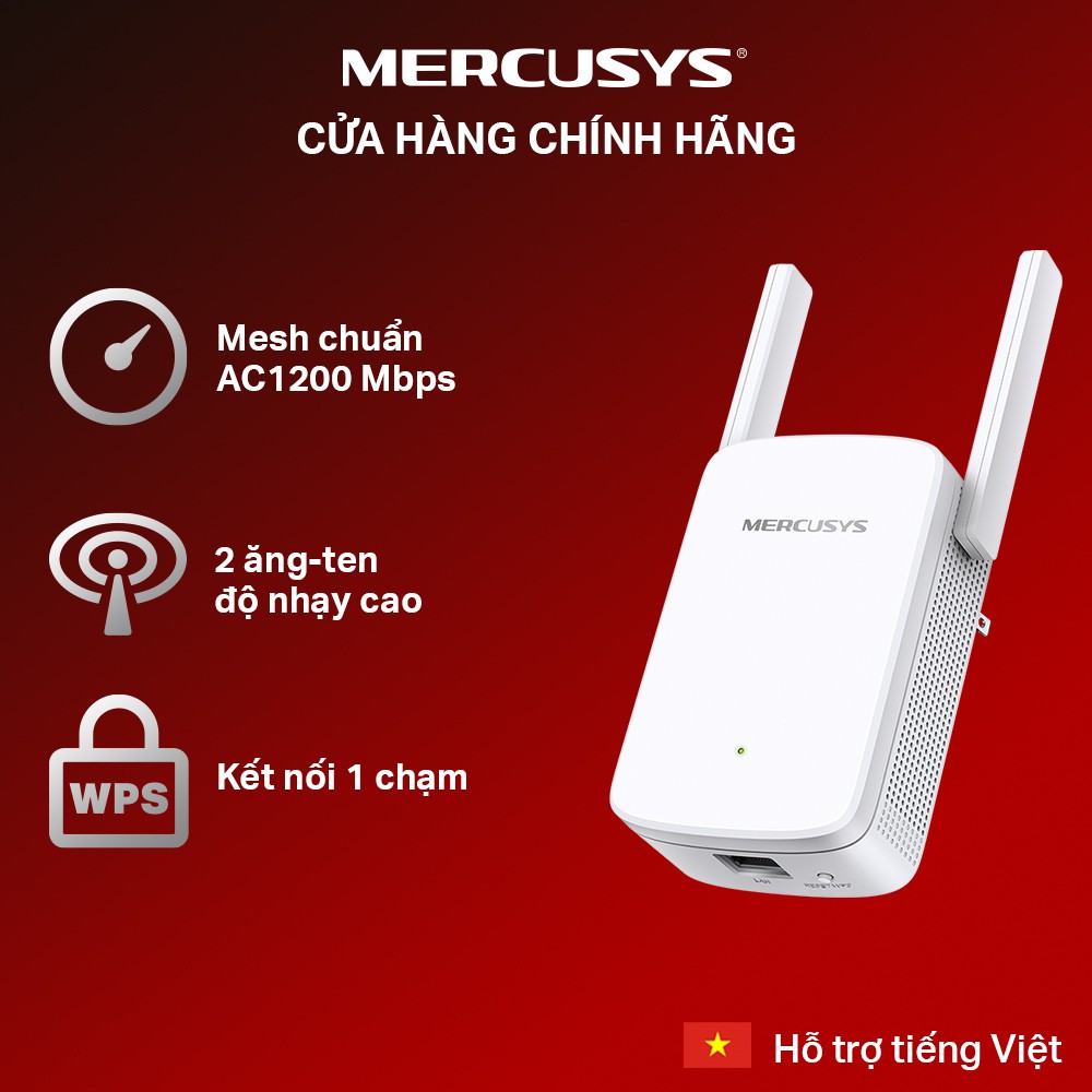 [Hỏa Tốc] Bộ Mở Rộng Sóng Wifi Mercusys ME30 Chuẩn AC 1200Mbps