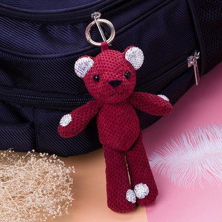 Móc Khóa Gấu Teddy Lấp lánh
