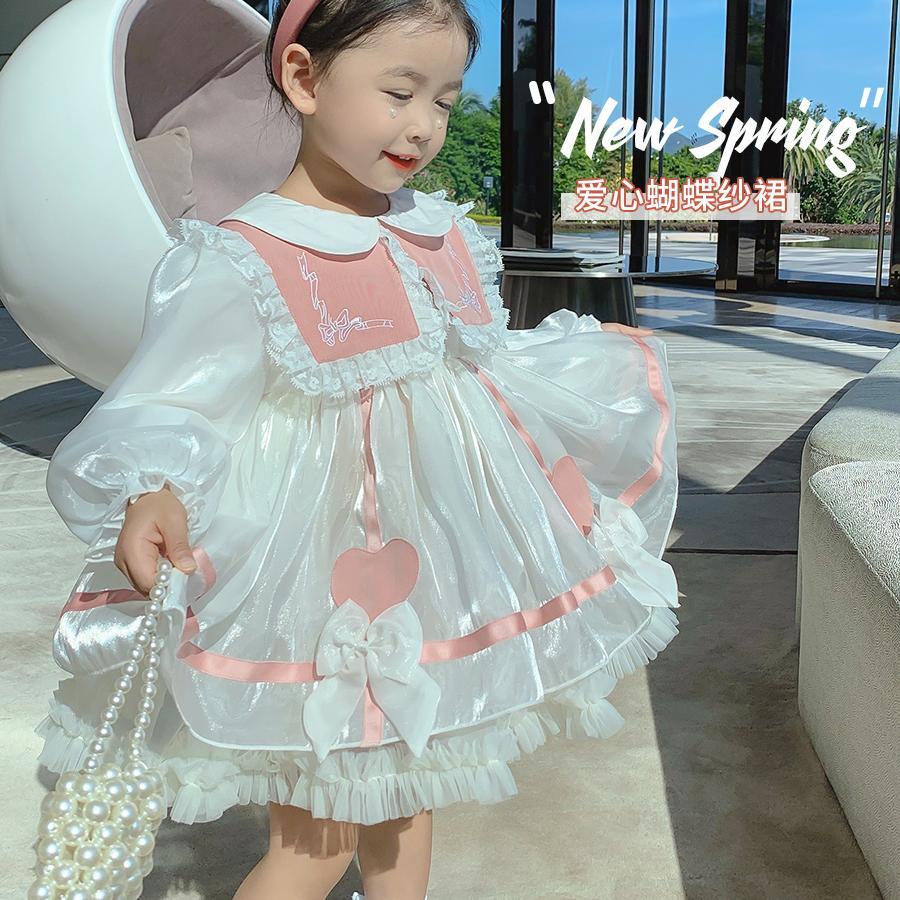 Đầm Công Chúa Phong Cách Lolita Thời Trang Xuân Thu Dành Cho Bé Gái