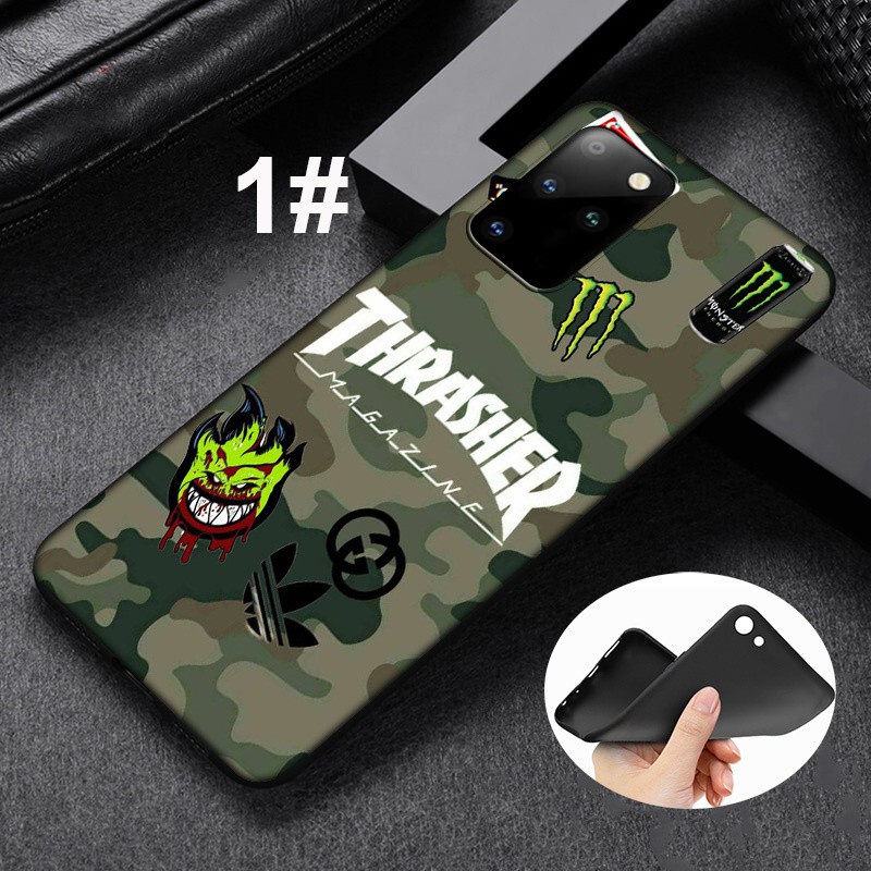 Samsung Galaxy S10 S9 S8 Plus S6 S7 Edge S10+ S9+ S8+ Soft Silicone Cover Phone Case Casing 150LQ Thrasher