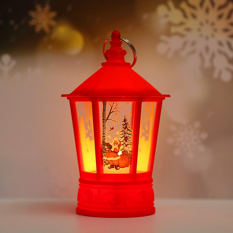 Đèn LED Trang Trí Giáng Sinh / Nhà Ở / Quán Bar Hình Ông Già Noel / Người Tuyết Lãng Mạn Chạy Bằng Pin