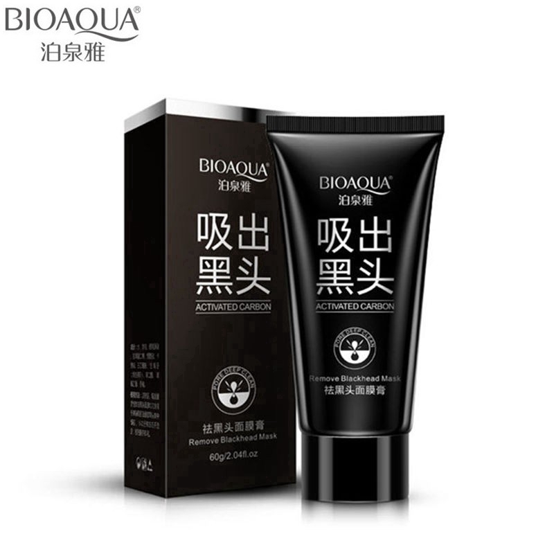 Mặt nạ than hoạt tính lột mụn đầu đen Bioaqua