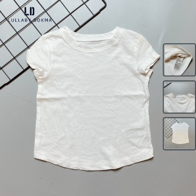 Áo Phông Bé Trai, Áo Cộc Tay Cho Bé Trai old navy Mùa Hè Chất Cotton  trắng trơn