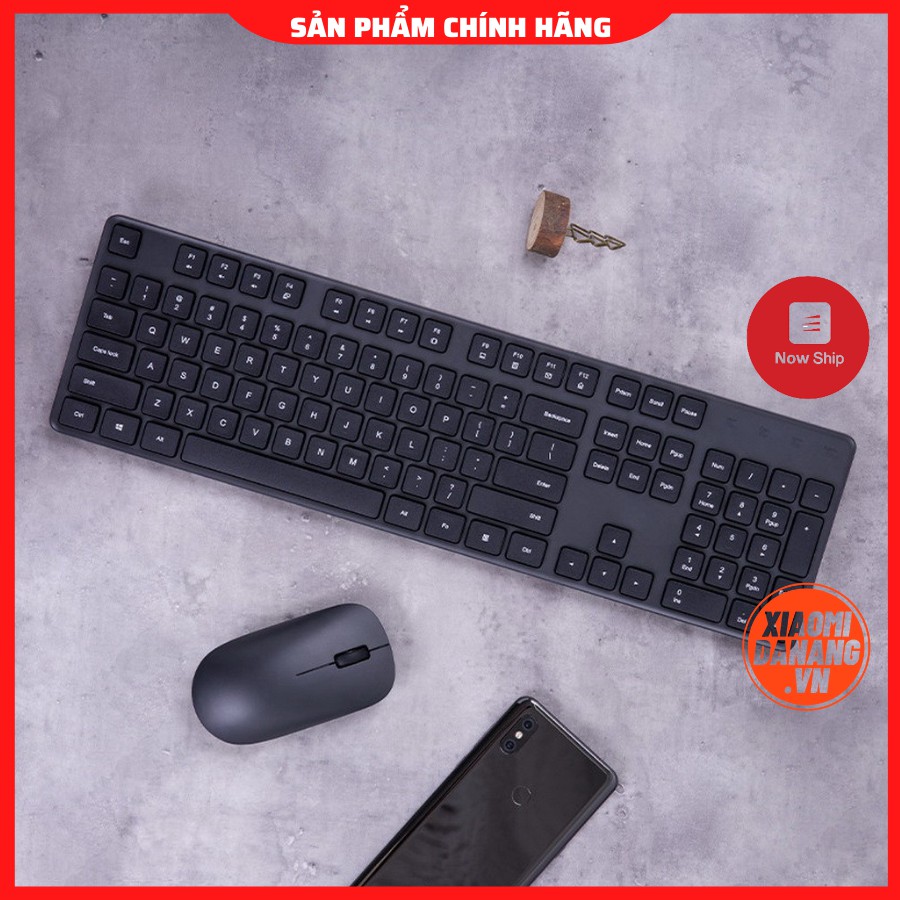 [Mã 155ELSALE giảm 7% đơn 300K] BỘ BÀN PHÍM VÀ CHUỘT KHÔNG DÂY XIAOMI MIIIW