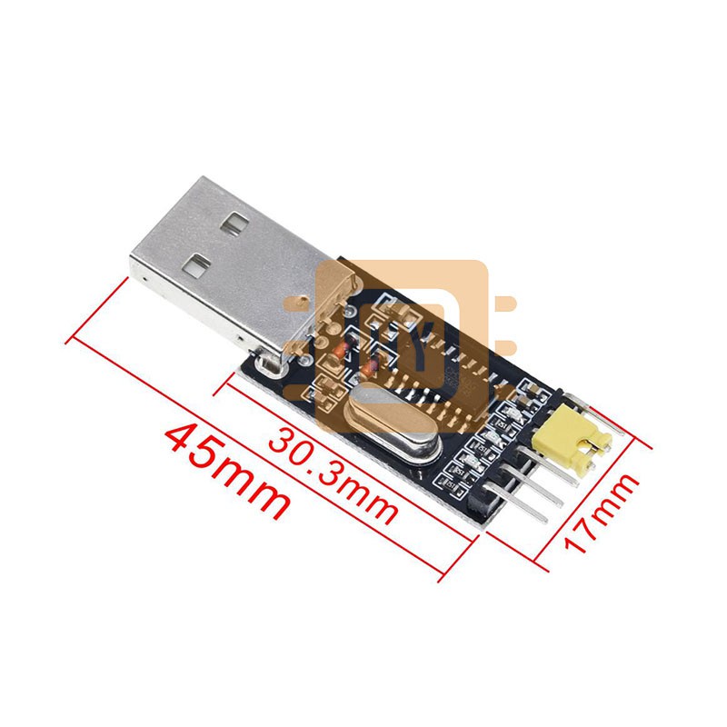 CH340 module USB to TTL CH340G upgrade download a small wire brush plate STC microcontroller board USB to serial