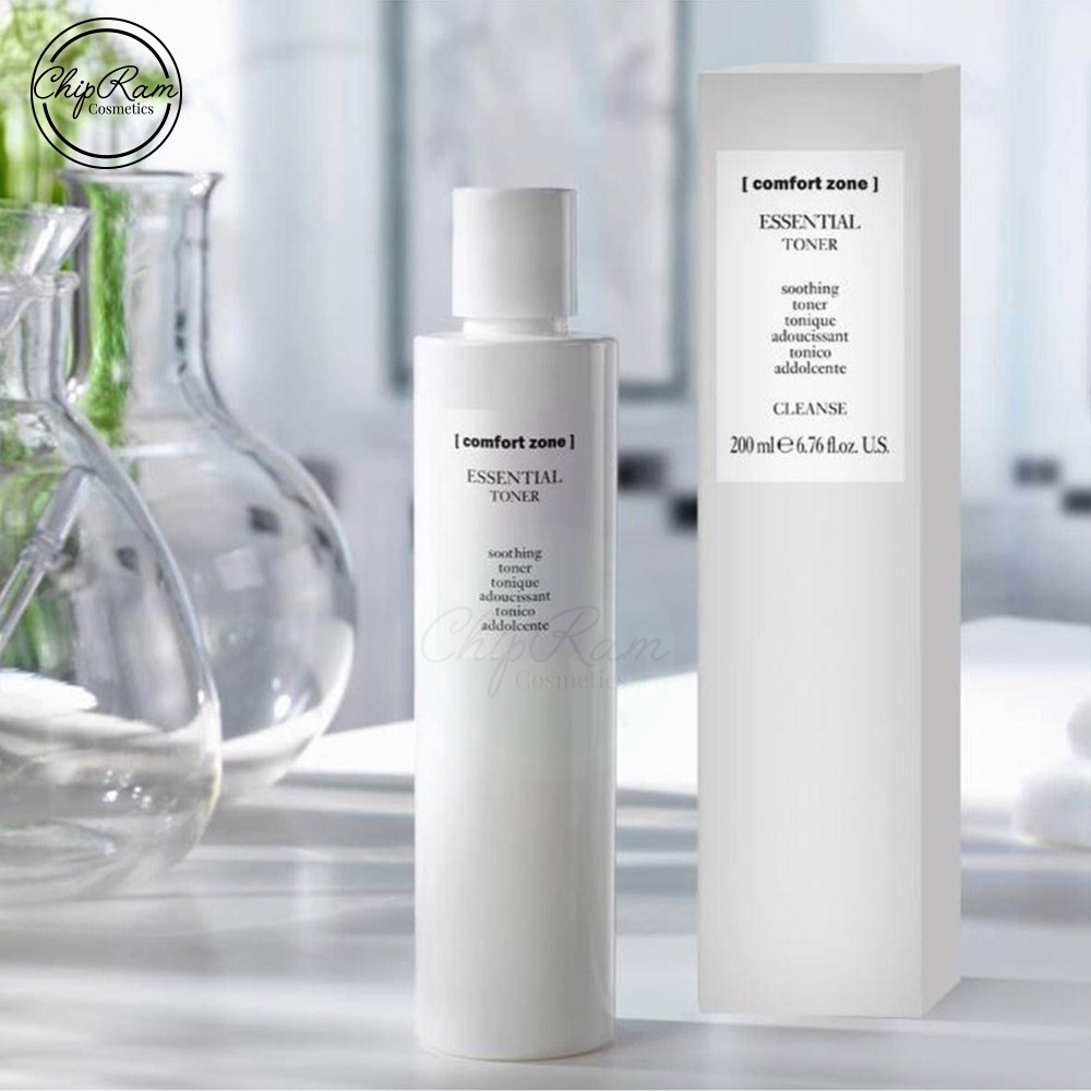 Nước hoa làm dịu da Comfort Zone Essential Toner không chứa cồn 200ml hàng chính hãng
