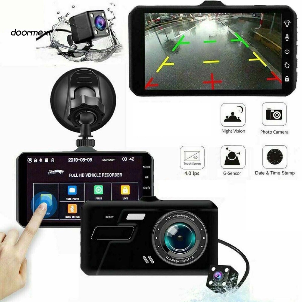 Camera Hành Trình Doon Full Hd 1080p Tầm Nhìn Ban Đêm Tự Động Cho Xe Hơi